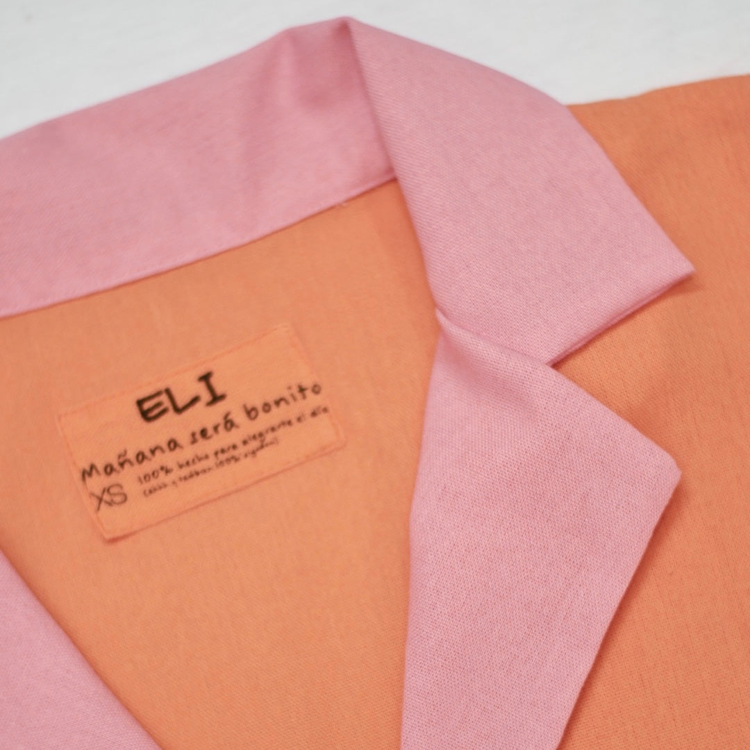 Blusa corta bicolor 🌈 (karol g)