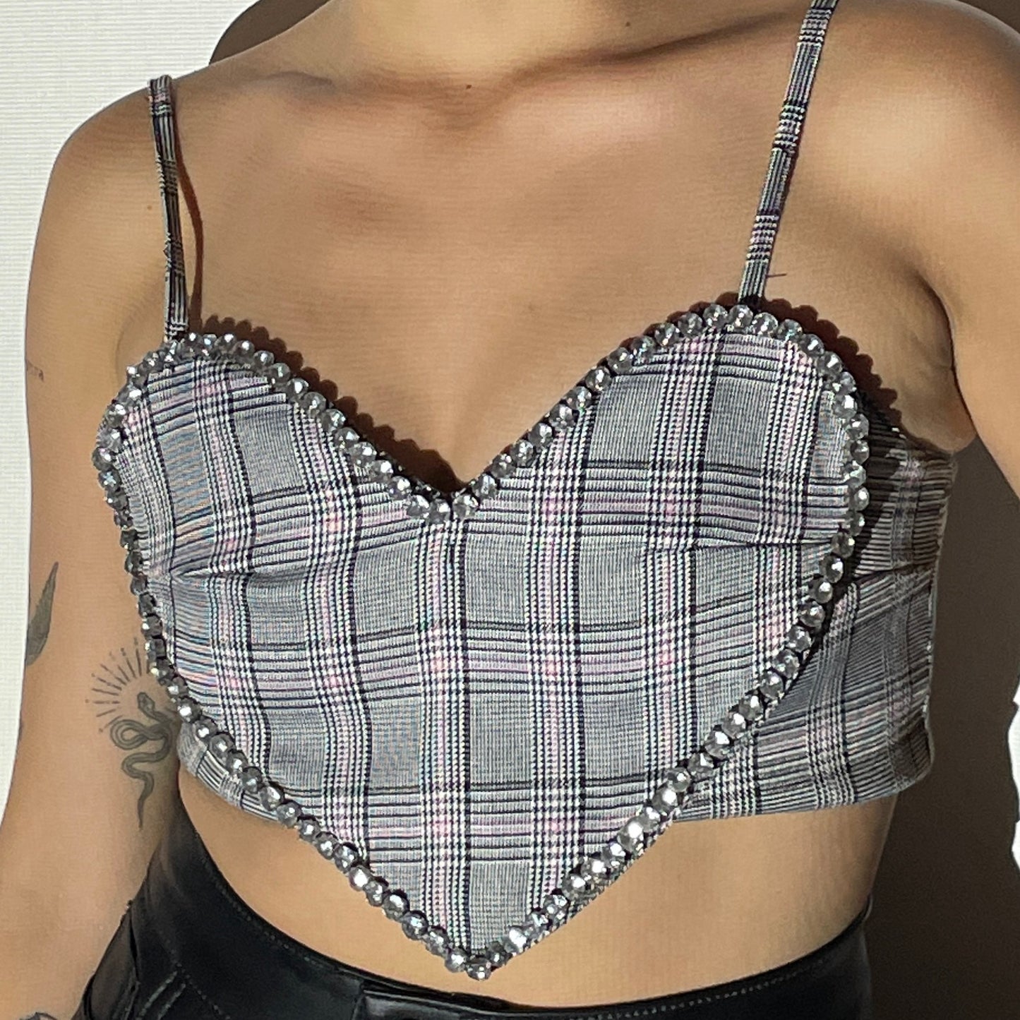 Love again crop top (dua lipa)
