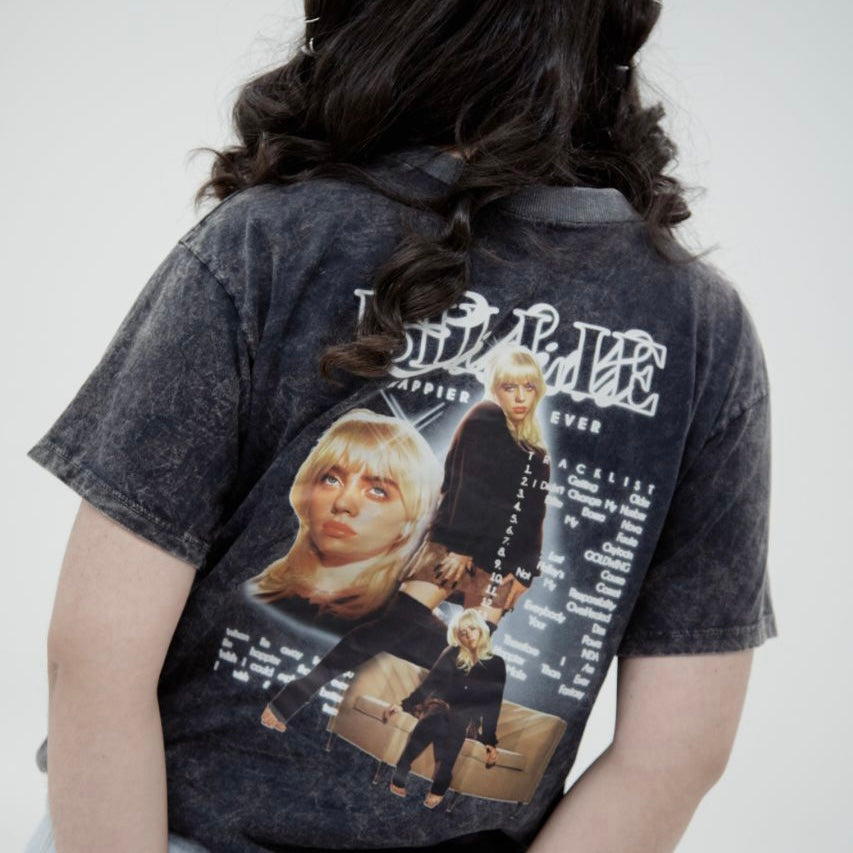 Happier than ever tshirt billie eilish)